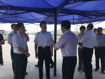 省市领导现场调研考察，加快推进华叶项目周边道路建设